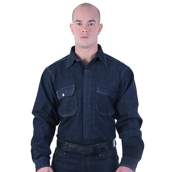 Camisa mezclilla para hombre
